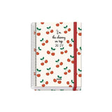 Dohe Agenda Escolar Prime A5 Espiral Sv Cartón Forrado Mod. Cerezas 2026-2027