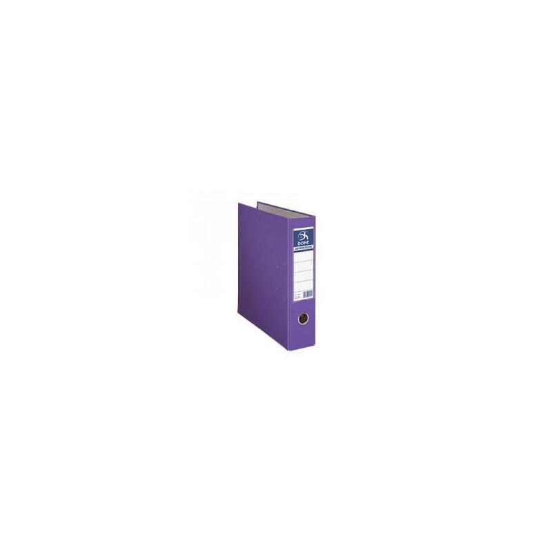 Dohe Archivador Cartón Rigido Forrado Pp Palanca Folio Lomo Ancho Rado Morado -12u-