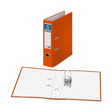 Dohe Archivador Cartón Rigido Forrado Pp Palanca Folio Lomo Ancho Rado Naranja