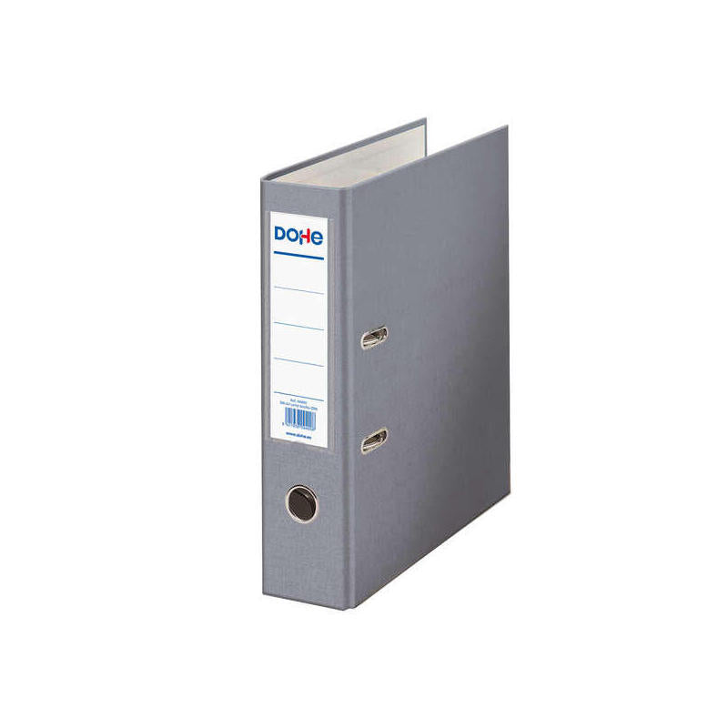 Dohe Archivador De Palanca Tamaño A4 - Lomo Ancho 70mm - Ollao, Rado Y Tarjetero En El Lomo - Carton Forrado Con