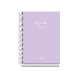 Dohe Basic Serenity Agenda Escolar 26/27 - Formato A5 - Dia Pagina - Papel Offset Ahuesado 70g - Cubierta De Carton