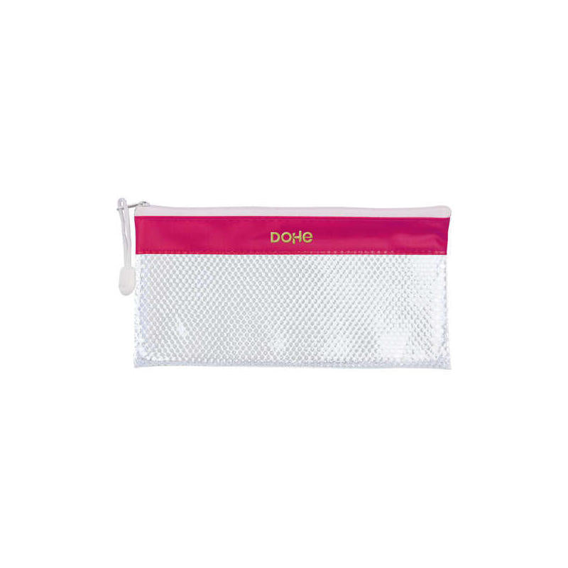 Dohe Bolsa Apaisada Tamaño 22x11cm - Fabricada En Pvc - Resistente Al Agua - Ideal Para Viajes - Cierre De Cremallera -