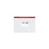 Dohe Bolsa Zipper Apaisada Pvc Transparente 150 Micras - Tamaã±O A5 - Apertura Superior - Cierre Zip Hermetico