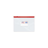 Dohe Bolsa Zipper Apaisada Pvc Transparente 150 Micras - Tamaã±O A5 - Apertura Superior - Cierre Zip Hermetico