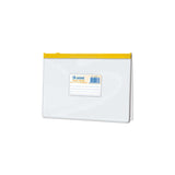 Dohe Bolsa Zipper Apaisada Pvc Transparente 200 Micras - Tamaño A5 - Apertura Superior - Cierre Zip Hermetico