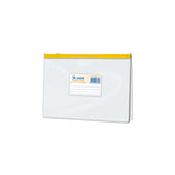 Dohe Bolsa Zipper Apaisada Pvc Transparente 200 Micras - Tamaño A5 - Apertura Superior - Cierre Zip Hermetico