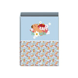 Dohe Capi Flower Carpeta Con 4 Anillas De 40mm - Formato Folio - Guardas Impresas - Cubierta De Carton Plastificado -
