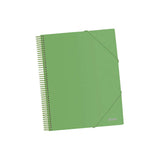 Dohe Carpeta Con 20 Fundas Tamaño A4 - Tapa De Polipropileno Opaco 800 Micras - Fundas Transparentes 80 Micras -