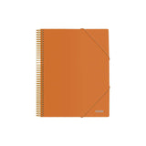 Dohe Carpeta Con 20 Fundas Tamaño A4 - Tapa De Polipropileno Opaco De 800 Micras - Fundas Transparentes De 80 Micras -