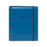 Dohe Colour Vibes Carpeta De 4 Anillas Mixtas De 35mm Recambio 100 Hojas Cuadricula 5mm - Formato A4 - Cierre Con Goma