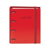 Dohe Colour Vibes Carpeta De 4 Anillas Mixtas De 35mm Recambio 100 Hojas Cuadricula 5mm - Formato A4 - Cierre Con Goma