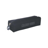 Dohe Colour Vibes Portatodo Cuadrado - Cierre Con Cremallera Y Tirador De Goma - Negro