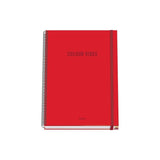 Dohe Colour Vives Cuaderno Espiral A4 100 Hojas Microperforadas Cuadricula 5mm - Tapa Dura Carton Forrado - Cierre De