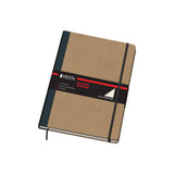 Dohe Cuaderno Cartone Con Puntas Redondeadas - 96 Hojas De Papel Ahuesado De 80gr - Tapa En Tres Piezas Con Lomera De