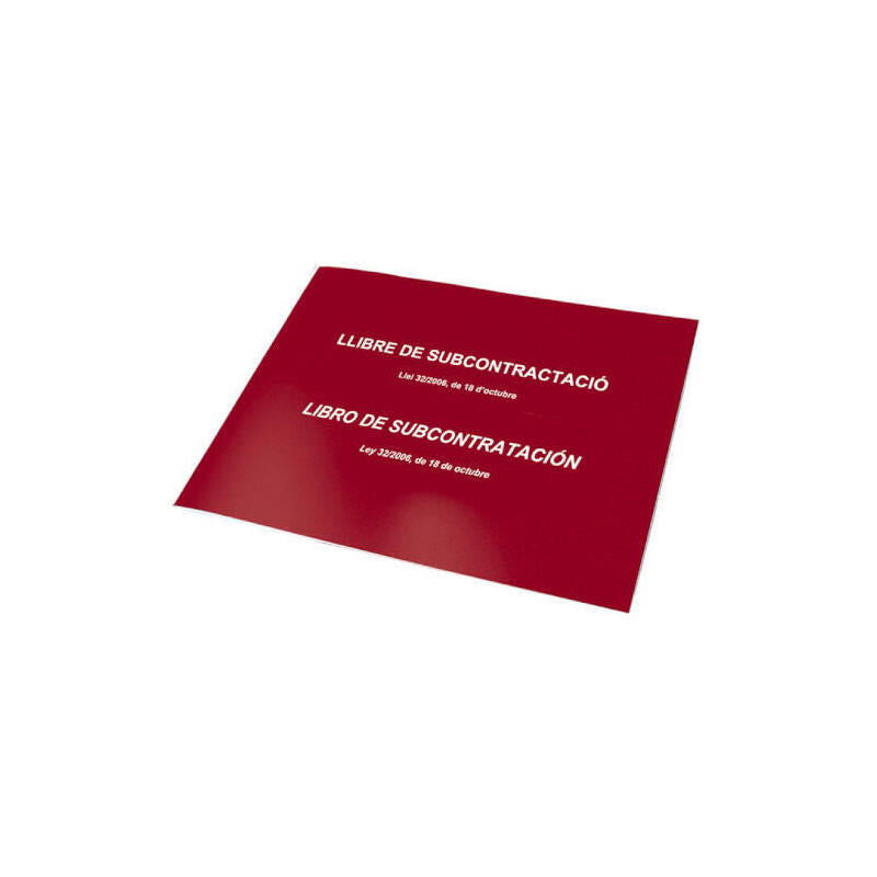 Dohe Libro De Subcontratación Oficial Catalán