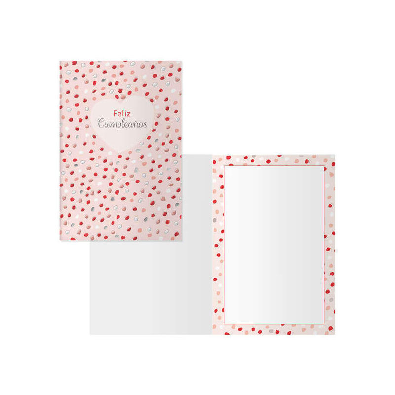 Dohe Pack De 6 Tarjetas De Felicitacion De Cumpleaños - 11.5x17cm - Impresion A Todo Color - Estampaciones Con Pelicula