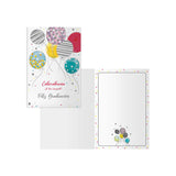 Dohe Pack De 6 Tarjetas De Felicitacion De Graduacion - 11.5x17cm - Impresion A Todo Color - Estampaciones Con Pelicula