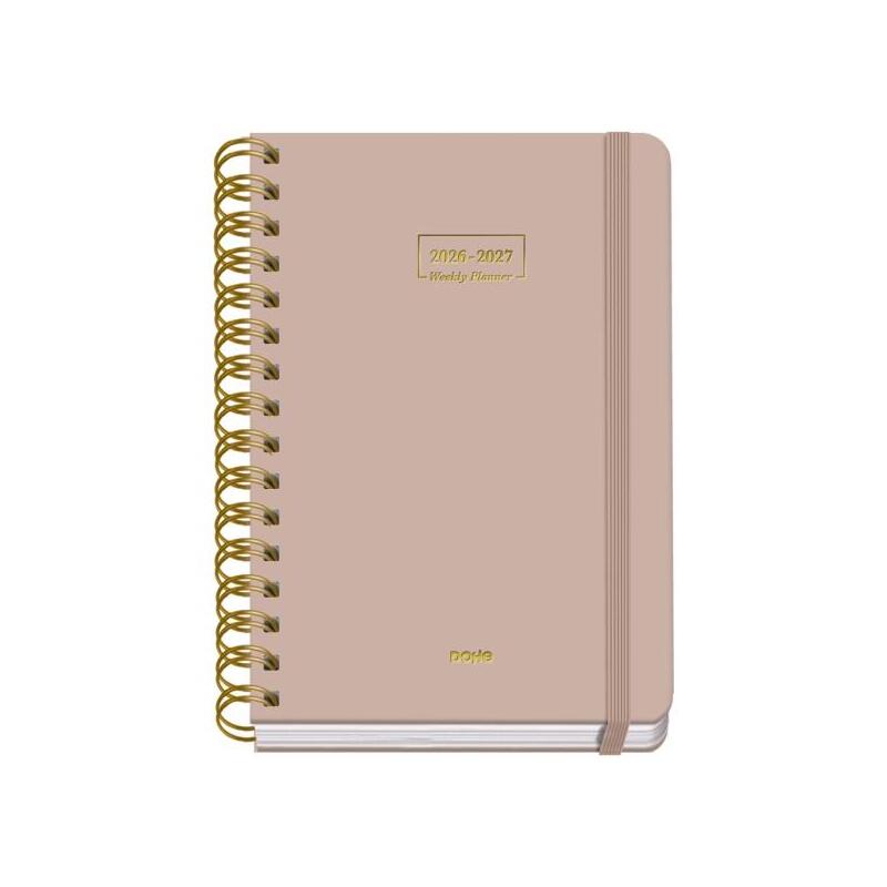 Dohe Premium Agenda Escolar 26/27 - Formato A5 - Dia Pagina - Papel Offset Ahuesado 80g - Cubierta De Carton