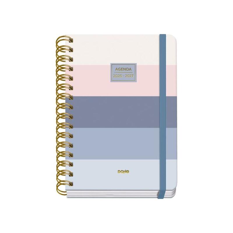 Dohe Premium Donna Agenda Escolar 26/27 - Formato A5 - Dia Pagina - Papel Offset Ahuesado 80g - Cubierta De Carton