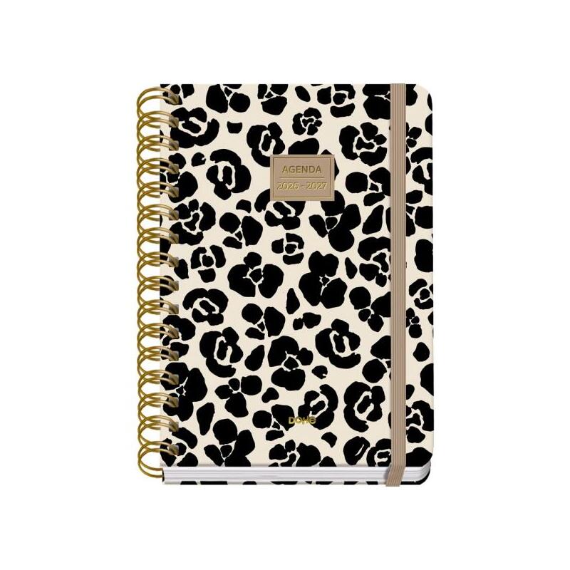 Dohe Premium Wild Agenda Escolar 26/27 - Formato A5 - Dia Pagina - Papel Offset Ahuesado 80g - Cubierta De Carton
