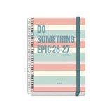 Dohe Prime Epic Agenda Escolar 26/27 - Formato A5 - Semana Vista - Papel Offset Ahuesado 70g - Cubierta De Carton