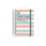 Dohe Prime Epic Agenda Escolar 26/27 - Formato A6 - Dia Pagina - Papel Offset Ahuesado 70g - Cubierta De Carton