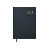 Dohe Segovia Agenda Anual - Dia Pagina - Sabado Y Domingo Misma Pagina - Tamaã±O 17x24cm - Negro