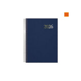 Dohe Segovia Agenda Anual Espiral En Catalan - Dia Pagina - Sabado Y Domingo Misma Pagina - Tamaã±O 14x20cm - Azul