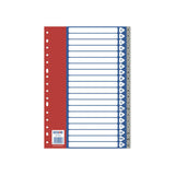 Dohe Separadores Para Archivadores Y Carpetas De Anillas A-Z 120 Micras Tamaño Folio - 20 Posiciones - Multitaladro De