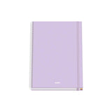 Dohe Serenity Cuaderno Espiral A4 100 Hojas Microperforadas Cuadricula 5mm - Tapa Dura Carton Forrado - Cierre De Goma