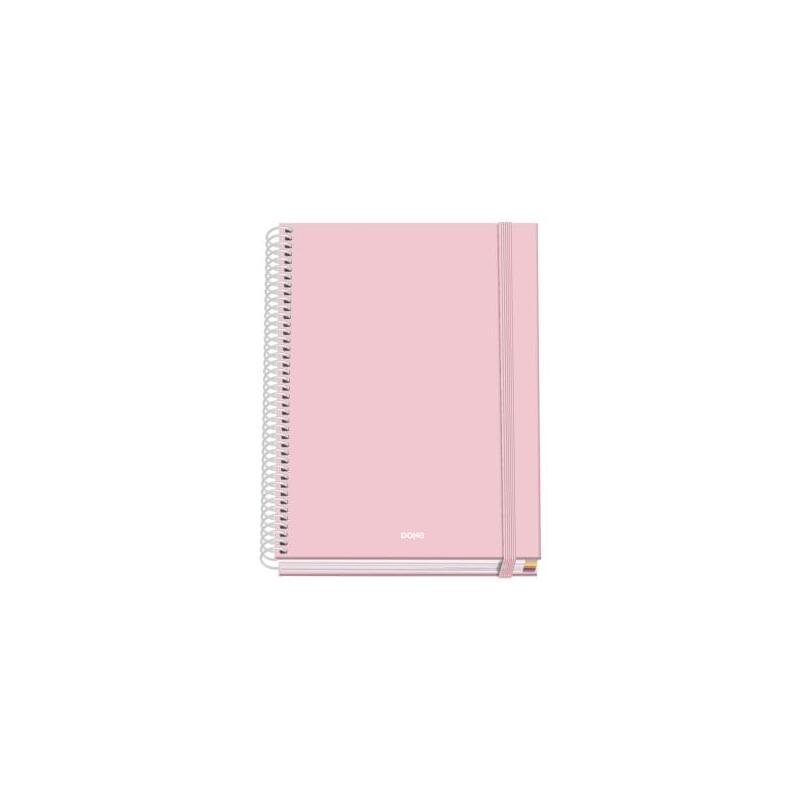 Dohe Serenity Cuaderno Espiral A5 100 Hojas Cuadricula 5mm - Tapa Dura Impresa A Todo Color Y Plastificada En Brillo -