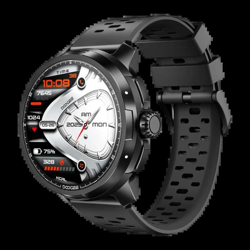Doogee Anymoving M1 5atm Water-Resistant Sports Smartwatch With Gps Black