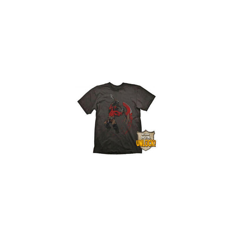Dota 2 - Camiseta - Axe + Ingame Code - Digital Unlock - Talla Xl