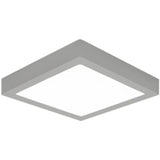 Downlight Iglux Sup-102413-Fs Cuadrado Ø170x170x35mm Potencia 13w 1020 Lúmenes 3000 K Plata