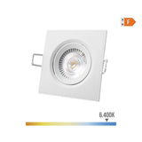 Downlight Led Empotrable Cuadrado 5 W 6400 K Luz Fria Color Blanco 9 X 9 Cm