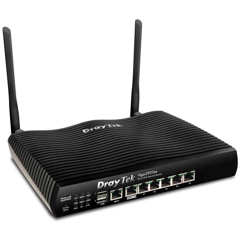 Draytek Vigor 2927ax Wifi6 Dual-Wan Security Firewall Vpn Router