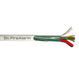 Drfirealarm Alarm04+2-Lszh Rollo 100m De Cable Manguera Blanco Flexible 4+2 Hilos Apantallado Lszh (4x0,22+2x0,7) Cpr