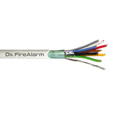 Drfirealarm Alarm08-Lszh Rollo 100m De Cable Manguera Blanco Flexible 8 Hilos Apantallado Lszh (8x0,22) Cpr