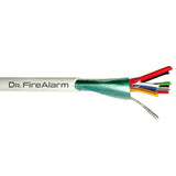 Drfirealarm Alarm08+2-Lszh Rollo 100m De Cable Manguera Blanco Flexible 8+2 Hilos Apantallado Lszh (8x0,22+2x0,7) Cpr