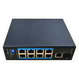 Drnet Isfe10-8p-120w Switch Poe Industrial 8 Puertos 10/100 +1rj45 Gigabit +1sfp Gigabit 120w No_gestionable