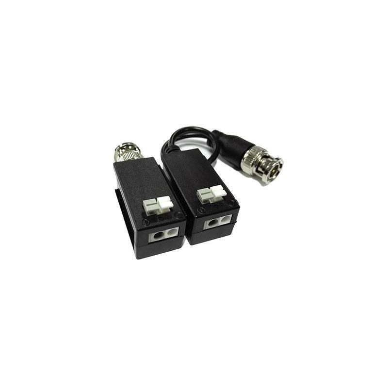 Drutp Dr-Utp-Vl-4m Kit Conversor Utp Vídeo Para Hdcvi/Tvi/Ahd Hasta 4mp Apilable Con Cable Flexible Y Pushpin (2 Uds)