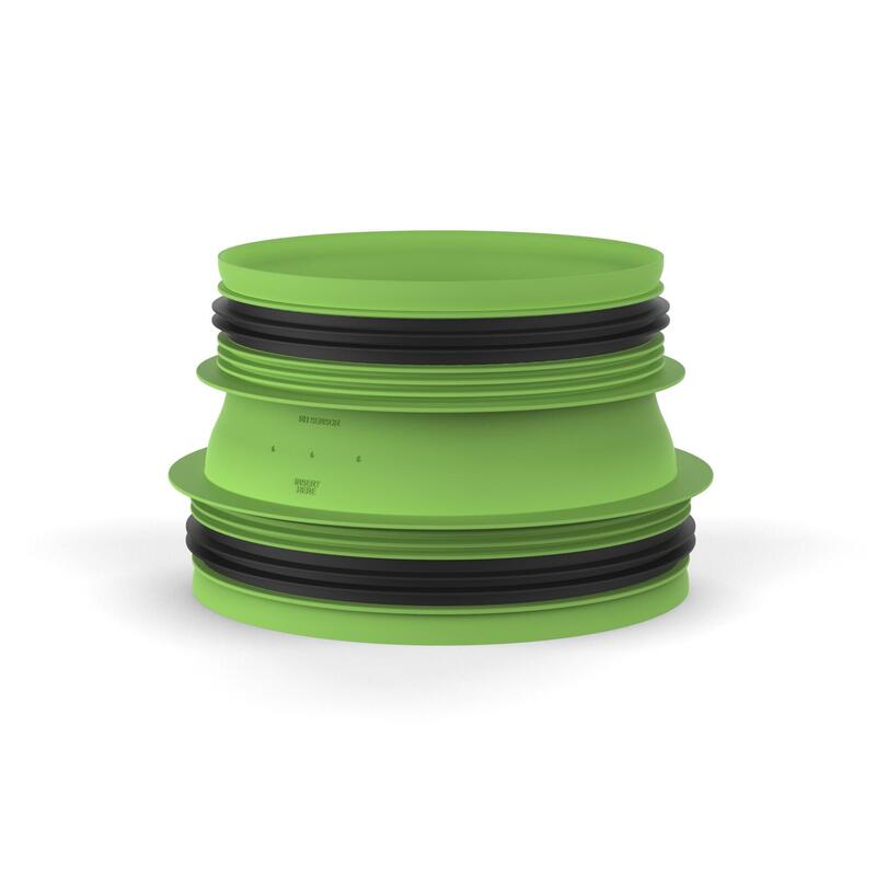 Duco Connection Piece With Joint D180-D160 (M M)