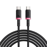 Dura Fast Charging Data Cable Usb-C To Usb-C 240w 1m Red Black