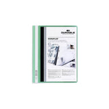 Durable Carpeta De Presentación Dossier Fástener Duraplus A4 Verde -25 Ud-