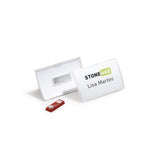 Durable Namensschild Click Fold M Magnet 40x75mm 10 St