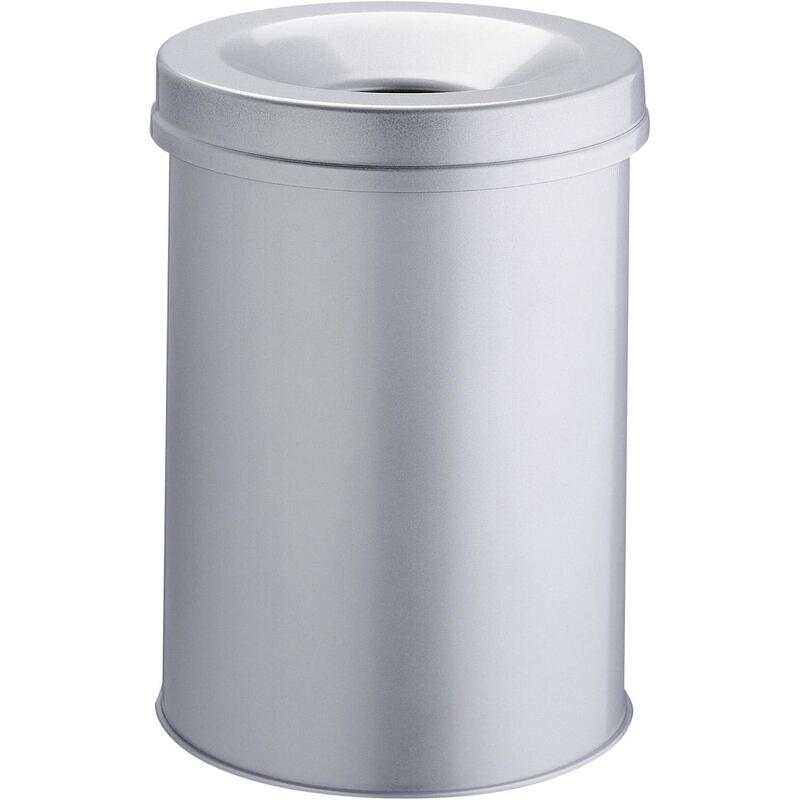 Durable Papelera Safe Redondo 30 Liter Gris
