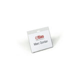 Durable Portanombres Para Identificación 60x90mm Plástico Transparente -20u-