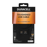Duracell 1m Usb-A To Lightning Cable Dru5012a
