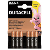 Duracell Basic Aaa/Lr3 Blister 6pcs