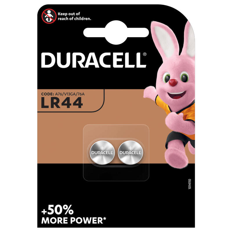 Duracell Pila Boton Alcalina Lr44 1.5v Blister 2uds A76 / V13ga / 76a